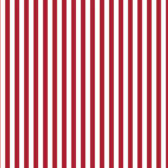 Crimson Striped Cotton Fabric